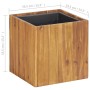 Arriate de madera maciza de acacia 33,5x33,5x33,5 cm de vidaXL, Maceteros y jardineras - Ref: Foro24-46568, Precio: 71,75 €, ...