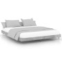 Estructura de cama madera de ingeniería gris hormigón 160x200cm de vidaXL, Camas y somieres - Ref: Foro24-832129, Precio: 123...