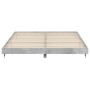 Estructura de cama madera de ingeniería gris hormigón 160x200cm de vidaXL, Camas y somieres - Ref: Foro24-832129, Precio: 123...