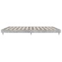 Estructura de cama madera de ingeniería gris hormigón 160x200cm de vidaXL, Camas y somieres - Ref: Foro24-832129, Precio: 123...