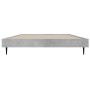 Estructura de cama madera de ingeniería gris hormigón 90x190 cm de vidaXL, Camas y somieres - Ref: Foro24-832305, Precio: 78,...