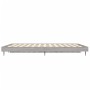 Sonoma-grauer Holzwerkstoff-Bettrahmen 120 x 190 cm von vidaXL, Betten und Lattenroste - Ref: Foro24-832299, Preis: 107,99 €,...