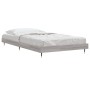 Estructura de cama madera de ingeniería gris Sonoma 90x190 cm de vidaXL, Camas y somieres - Ref: Foro24-832203, Precio: 91,16...