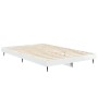 Estructura de cama madera de ingeniería blanco brillo 120x190cm de vidaXL, Camas y somieres - Ref: Foro24-832295, Precio: 120...