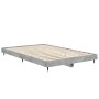 Estructura de cama madera de ingeniería gris hormigón 120x190cm de vidaXL, Camas y somieres - Ref: Foro24-832193, Precio: 111...