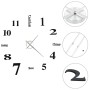 3D wall clock with modern design 100 cm XXL black by vidaXL, Wall clocks - Ref: Foro24-50635, Price: 16,70 €, Discount: %