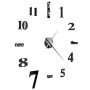 3D wall clock with modern design 100 cm XXL black by vidaXL, Wall clocks - Ref: Foro24-50635, Price: 16,70 €, Discount: %