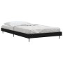 Estructura de cama madera de ingeniería negra 90x190 cm de vidaXL, Camas y somieres - Ref: Foro24-832302, Precio: 78,99 €, De...