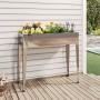 Galvanized steel planter 100.5x40.5x90 cm by vidaXL, Pots and planters - Ref: Foro24-152262, Price: 59,51 €, Discount: %