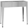 Galvanized steel planter 100.5x40.5x90 cm by vidaXL, Pots and planters - Ref: Foro24-152262, Price: 59,51 €, Discount: %