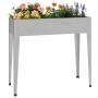 Galvanized steel planter 100.5x40.5x90 cm by vidaXL, Pots and planters - Ref: Foro24-152262, Price: 59,51 €, Discount: %