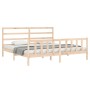 Estructura de cama con cabecero madera maciza 180x200 cm de vidaXL, Camas y somieres - Ref: Foro24-3191921, Precio: 129,93 €,...