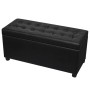 Black faux leather storage ottoman by vidaXL, Benches for halls and storage - Ref: Foro24-242407, Price: 109,08 €, Discount: %