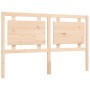 Double bed frame with solid wood headboard by vidaXL, Beds and slatted bases - Ref: Foro24-3192171, Price: 159,66 €, Discount: %