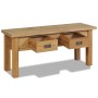 Solid teak wood hall bench 90x30x40 cm by vidaXL, Benches for halls and storage - Ref: Foro24-244486, Price: 130,85 €, Discou...