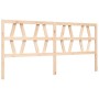 Bed frame with solid wood headboard 200x200 cm by vidaXL, Beds and slatted bases - Ref: Foro24-3192511, Price: 140,65 €, Disc...