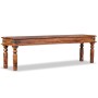 Solid sheesham wood castle bench 160x35x45 cm by vidaXL, Benches for halls and storage - Ref: Foro24-244353, Price: 241,24 €,...