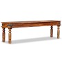 Solid sheesham wood castle bench 160x35x45 cm by vidaXL, Benches for halls and storage - Ref: Foro24-244353, Price: 241,99 €,...