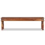 Solid sheesham wood castle bench 160x35x45 cm by vidaXL, Benches for halls and storage - Ref: Foro24-244353, Price: 241,99 €,...