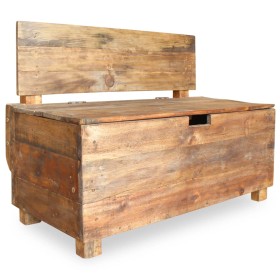 Recycled solid wood bench 86x40x60 cm by vidaXL, Benches for halls and storage - Ref: Foro24-244510, Price: 213,99 €, Discoun...