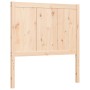 Estructura de cama con cabecero madera maciza de vidaXL, Camas y somieres - Ref: Foro24-3192586, Precio: 103,41 €, Descuento: %