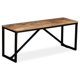 Massivholz-Mangoholz-Bank 110x35x45 cm von vidaXL, Bänke für Hallen und Lager - Ref: Foro24-244902, Preis: 129,34 €, Rabatt: %