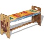 Recycled solid wood cola bench 100x30x50 cm by vidaXL, Benches for halls and storage - Ref: Foro24-243457, Price: 185,51 €, D...