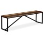 Recycled solid wood bench 160x35x45 cm by vidaXL, Benches for halls and storage - Ref: Foro24-244903, Price: 147,15 €, Discou...