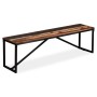 Recycled solid wood bench 160x35x45 cm by vidaXL, Benches for halls and storage - Ref: Foro24-244903, Price: 147,15 €, Discou...