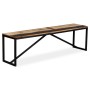 Recycled solid wood bench 160x35x45 cm by vidaXL, Benches for halls and storage - Ref: Foro24-244903, Price: 147,15 €, Discou...