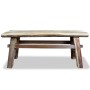 Recycled solid wood bench 100x28x43 cm by vidaXL, Benches for halls and storage - Ref: Foro24-244497, Price: 221,99 €, Discou...