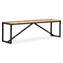 Solid mango wood bench 160x35x45 cm by vidaXL, Benches for halls and storage - Ref: Foro24-244904, Price: 185,18 €, Discount: %