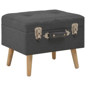 Dark gray fabric storage stool 40 cm by vidaXL, Benches for halls and storage - Ref: Foro24-247520, Price: 45,88 €, Discount: %