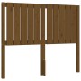 Estructura de cama matrimonio con cabecero madera marrón miel de vidaXL, Camas y somieres - Ref: Foro24-3192919, Precio: 141,...