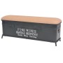 Storage bench with cushion 103x30x40 cm by vidaXL, Benches for halls and storage - Ref: Foro24-245459, Price: 192,81 €, Disco...