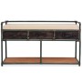 Storage bench with cushion 107.5x34.5x59 cm by vidaXL, Benches for halls and storage - Ref: Foro24-245461, Price: 220,34 €, D...