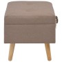 Storage stool 40 cm brown fabric by vidaXL, Benches for halls and storage - Ref: Foro24-247519, Price: 46,05 €, Discount: %