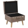 Storage stool 40 cm brown fabric by vidaXL, Benches for halls and storage - Ref: Foro24-247519, Price: 46,05 €, Discount: %