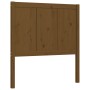 Estructura de cama con cabecero madera maciza marrón miel de vidaXL, Camas y somieres - Ref: Foro24-3192589, Precio: 147,96 €...