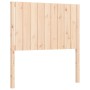 Bed frame with solid wood headboard by vidaXL, Beds and slatted bases - Ref: Foro24-3192911, Price: 96,99 €, Discount: %