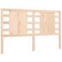 Estructura de cama con cabecero madera maciza 160x200 cm de vidaXL, Camas y somieres - Ref: Foro24-3192826, Precio: 180,13 €,...