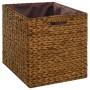 Bank with 2 baskets seagrass 71x40x42 cm brown by vidaXL, Benches for halls and storage - Ref: Foro24-246118, Price: 114,24 €...