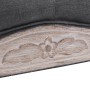 Dark gray linen and solid wood bench 110x38x48 cm by vidaXL, Benches for halls and storage - Ref: Foro24-245360, Price: 111,2...