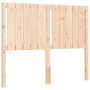 Estructura de cama con cabecero madera maciza 120x200 cm de vidaXL, Camas y somieres - Ref: Foro24-3192941, Precio: 121,24 €,...