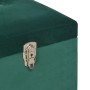 Bench with compartment 105 cm green velvet by vidaXL, Benches for halls and storage - Ref: Foro24-247570, Price: 146,39 €, Di...