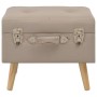 Storage stool 40 cm beige fabric by vidaXL, Benches for halls and storage - Ref: Foro24-247518, Price: 56,24 €, Discount: %