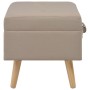 Storage stool 40 cm beige fabric by vidaXL, Benches for halls and storage - Ref: Foro24-247518, Price: 56,24 €, Discount: %