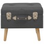 Storage stools 3 pieces dark gray fabric by vidaXL, Benches for halls and storage - Ref: Foro24-247526, Price: 137,99 €, Disc...