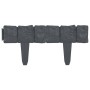 Lawn fence stone look 41 pieces plastic 10 m by vidaXL, Garden edging and edging - Ref: Foro24-314684, Price: 32,27 €, Discou...