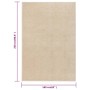 Beige short pile rug 160x230 cm by vidaXL, Rugs - Ref: Foro24-340333, Price: 76,99 €, Discount: %